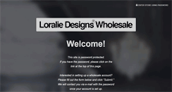 Desktop Screenshot of loraliedesignswholesale.com